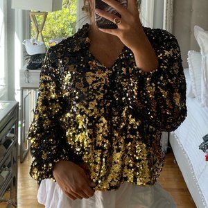 Rinku Genevieve Top in Midnight